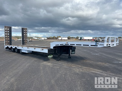 2021 CTE Tri/A Single Drop Hydraulic Deck Widening Lowboy Trailer