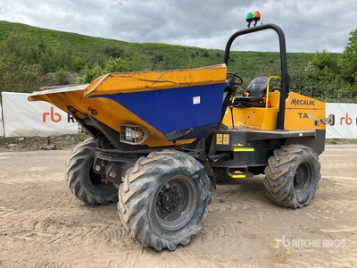 2018 Mecalac TA6s 6 ton 4x4 Swivel Swivel Dumper