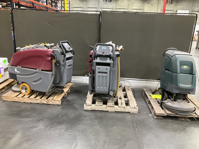(3) Floor Scrubbers
