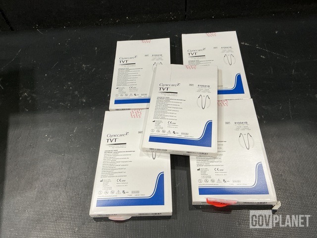 (6) Ethicon 810041B Gynecare TVT Blue Prolene Non-Absorbable Tape Systems