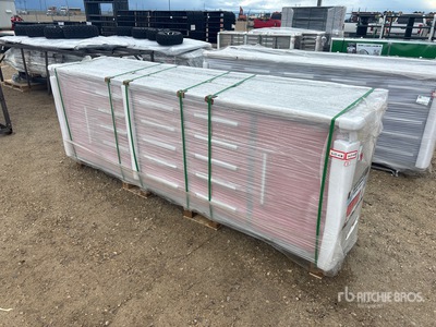 2026 Suihe NWB-15DR-2 -10 9 ft 6 in 15-Drawer ベンチ (Unused)