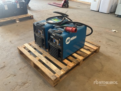 Quantity of (2) Miller XMT 350 FieldPro Electric Welder