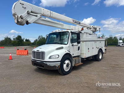 2015 Terex TC55 55 ft on 2016 Freightliner M2 106 4x4 Bucket Truck