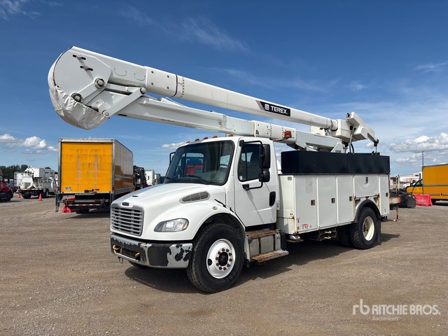 2015 Terex 5TC-55 55 ft on 2016 Freightliner M2 106 4x4 Bucket Truck