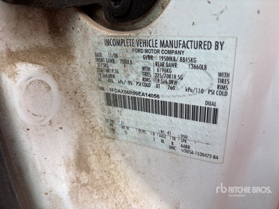 2009 Ford F-550 4x2 Extended Cab Service Truck