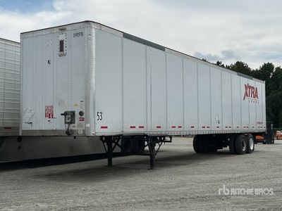 2012 Wabash DVCVHPC 53 ft x 102 in T/A Van Trailer