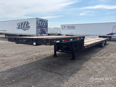 2012 Tarasport 50 ft T/A Spread Axle Step Deck Trailer