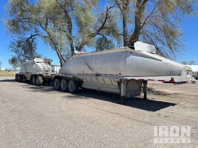 1998 Beall BABDS23-1 Tri/A A-Train Lead Aluminum Pup Trailer 1BN1P365XWB005510 مقطورة للتفريغ السفلي