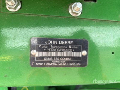 2023 John Deere S780 4x4 Maaidorser
