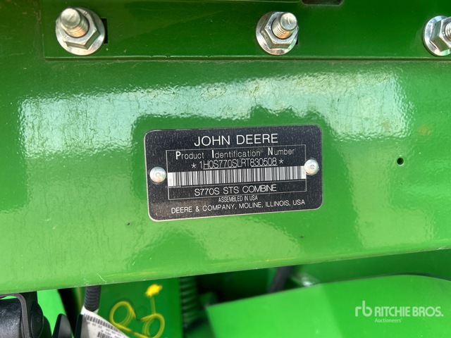 2024 John Deere S770 Combine Harvester