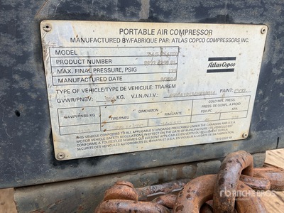2004 Atlas Copco XAS 97 Compresseur à air