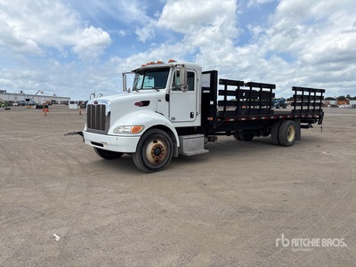 2014 Peterbilt 337 4x2 Flatbed Truck