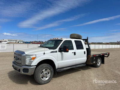 2015 Ford F-350 4x4 Crew Cab Platte vrachtwagen