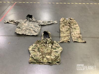 (3) Extreme Cold Weather Trousers, (5) Cold Weather Parkas & Assorted Items