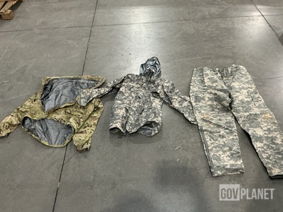(19) Wet Weather Jackets, (3) Extreme Cold Weather Trousers & Assorted Items