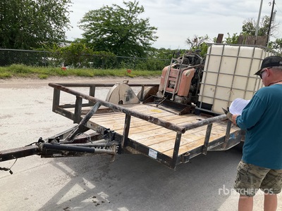 2007 15 ft T/A Sillver Utility Trailer