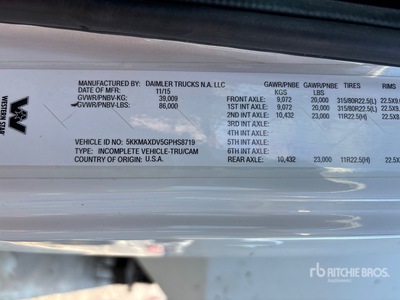 2016 Western Star 4700 8x4 Volumetric Mixer Truck