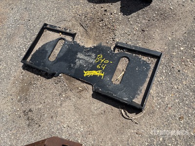 Plaque de montage accessoire chargeuse