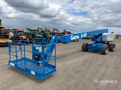 2014 Genie S-85 4WD Diesel Piattaforma monobraccio