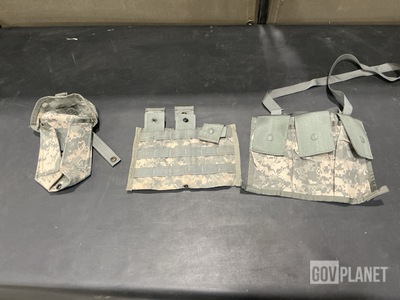 (48) First Aid Kit Pouches, (82) M4 Three Mag Pouches & Assorted Items