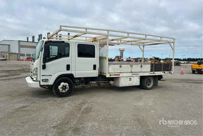 2019 Isuzu NPR HD 4x2 Crew Cab COE Camión Caja Abierta