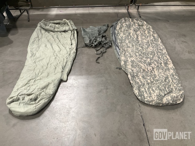 (42) Bivy Covers, (21) Sleeping Bags, (77) Stuff Sacks & Assorted Items