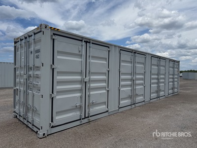 2025 40 ft High Cube Multi-Door Storage Container