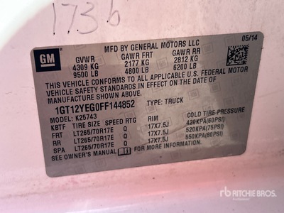 2015 GMC Sierra 2500HD SLE 4x4 Crew Cab Pickup