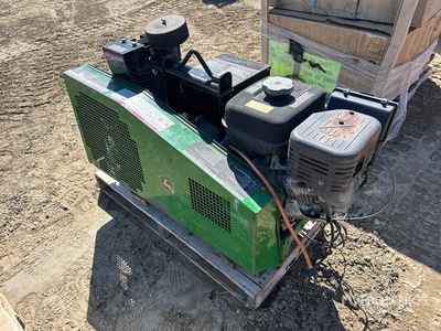 John Deere 37.5 A Skid-Mounted Welder/Air Compressor Combo Multi-Operator Welder