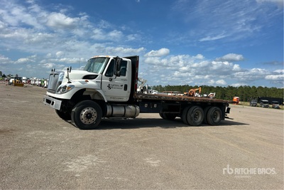 2015 International 7500 6x4 Flatbed Truck