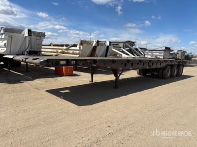 1996 Gerrys 46 ft Tri/A Flatbed Ölfeld-Sattellauflieger