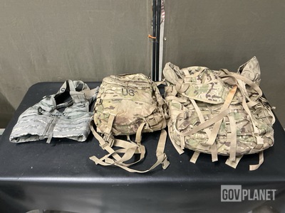 (73) Fighting Load Carriers, (6) Large Field Pack Sets & Assorted Items