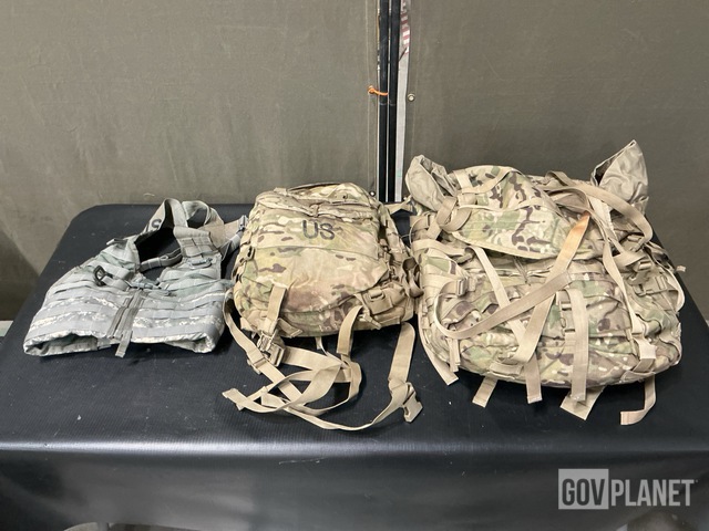 (73) Fighting Load Carriers, (6) Large Field Pack Sets & Assorted Items