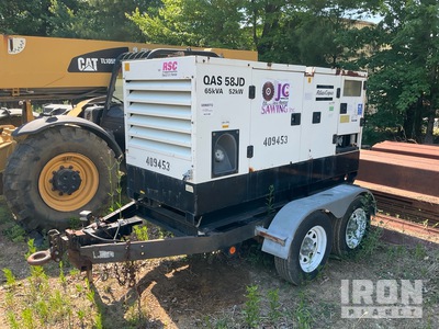 Atlas Copco QAS 58JD SPF 52 kW Mobile Generator Set