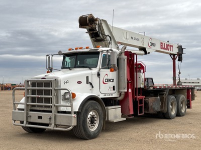 2006 Elliott 2495F AMHU 48000 lb Straight Boom on 2006 Peterbilt 357 6x4 Boom Truck