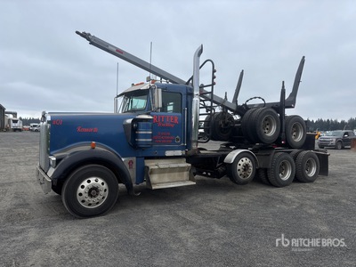 1991 Kenworth W900 8x4 Camon de troncos