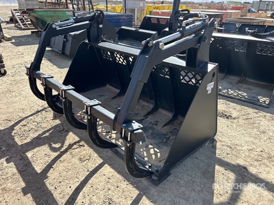 Jenkins 84 in Skid Steer Grapple Bucket (Unused)