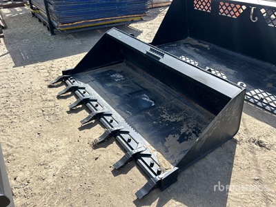Jenkins 74 in General Purpose Skid Steer Bucket (Unused)