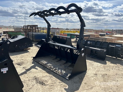 Jenkins 96 in Skid Steer Grapple Bucket (Unused)