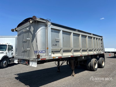1989 Custom 27 ft T/A End Dump Trailer