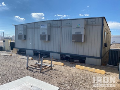 Quantity of (3) 2004 Mod Space 3 Unit 45 ft x 11 ft 11 in Portable Tri/A 46'L x 11'6"W x 10'H Mobile Office