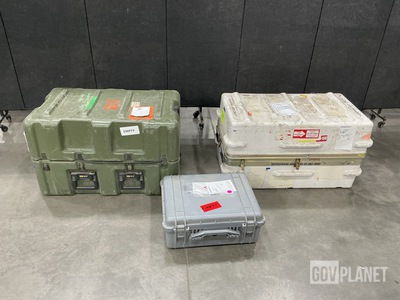 (5) Assorted Storage Cases & Assorted Items