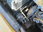 Engine with A/C Compressor
