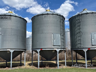 Westeel +/- 1650 bu 5 Ring Hopper Grain Bin