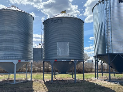 Westeel +/- 1650 bu 5 Ring Hopper Grain Bin