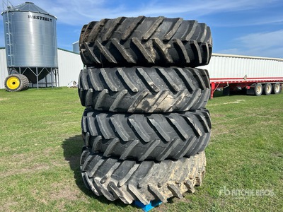 Quantity of (4) Michelin 520 - 85 R38 Floater Tires (Unused)