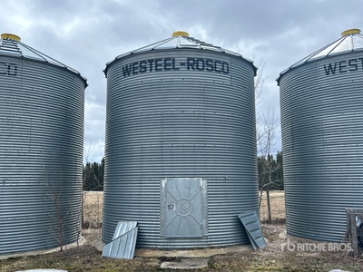 Westeel-Rosco +/- 2000 bu 6 Ring Grain Bin