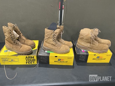 (19) Pairs of Combat Boots