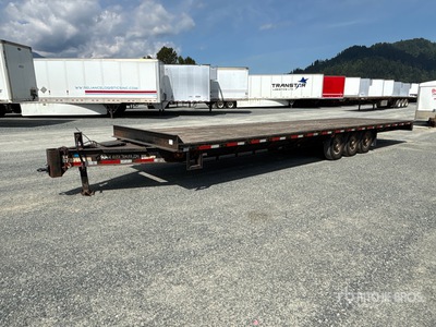2013 Snake River PPFB834-21K 34 ft Tri/A Flatbed Trailer