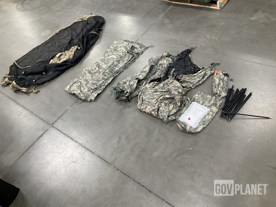 (6) ICS Improved Combat Shelters, (42) Insect Repellant Nets & Assorted Items